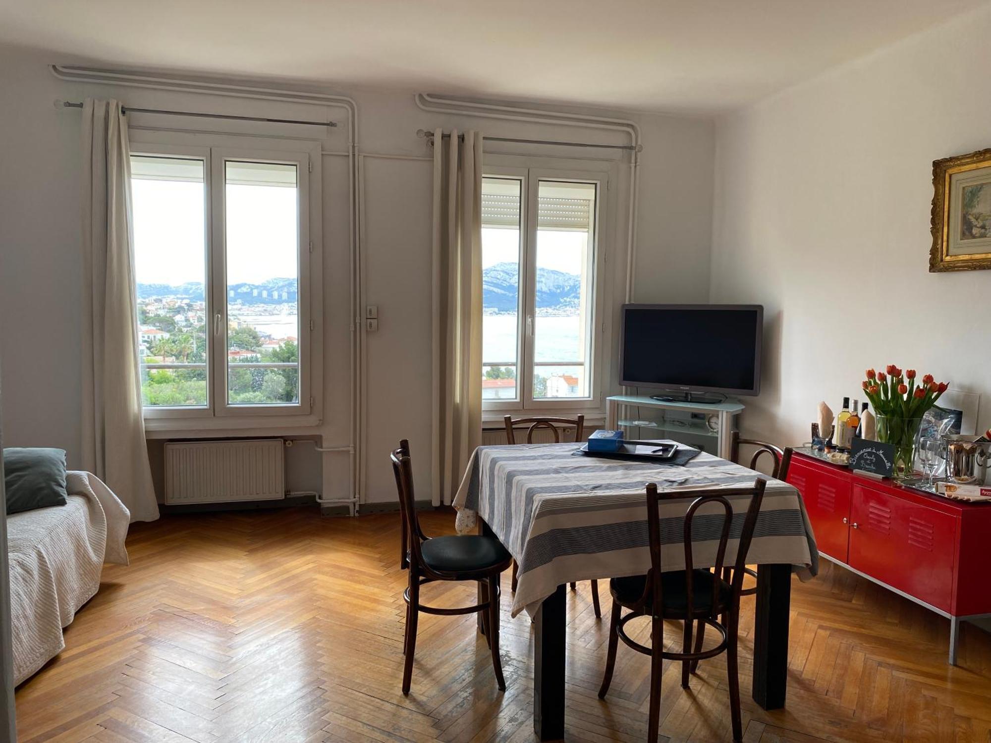 Vu Sur Mer Corniche Lejlighed Marseille Eksteriør billede