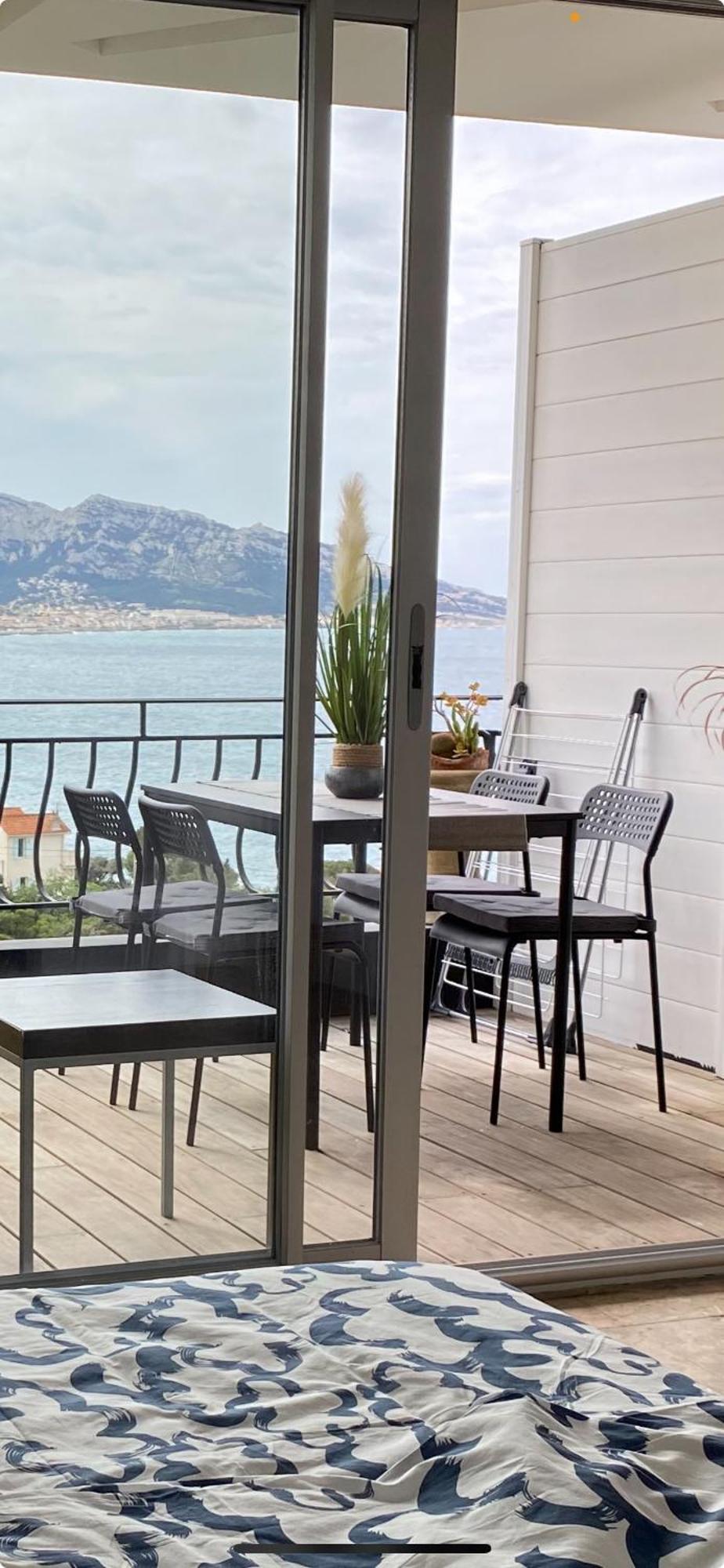 Vu Sur Mer Corniche Lejlighed Marseille Eksteriør billede