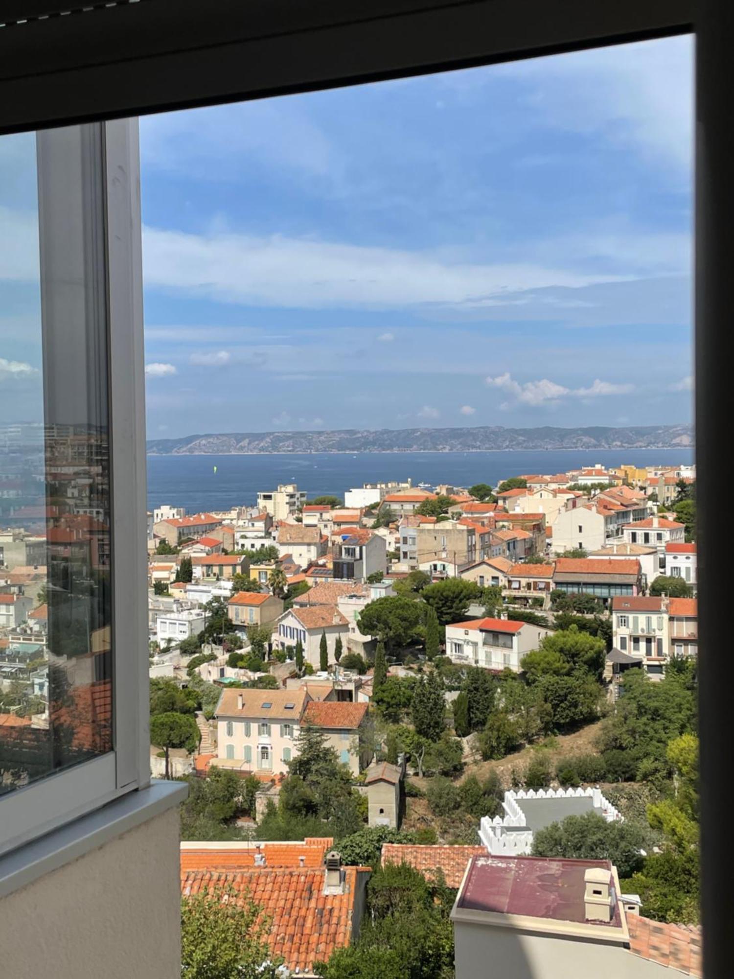 Vu Sur Mer Corniche Lejlighed Marseille Eksteriør billede